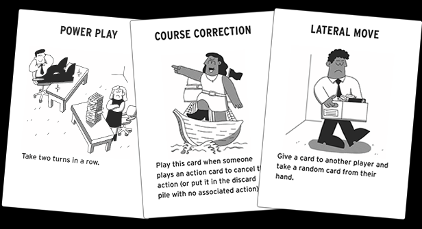 Strategically using Action Cards to get ahead of others