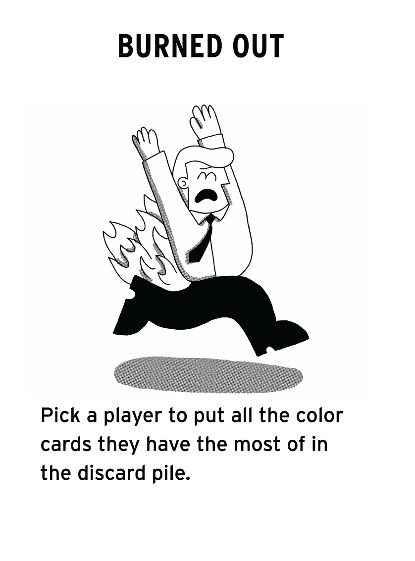Burned Out Card